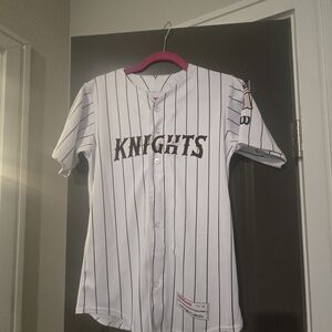 Wilson Knights Kids Baseball Jersey - White and Black